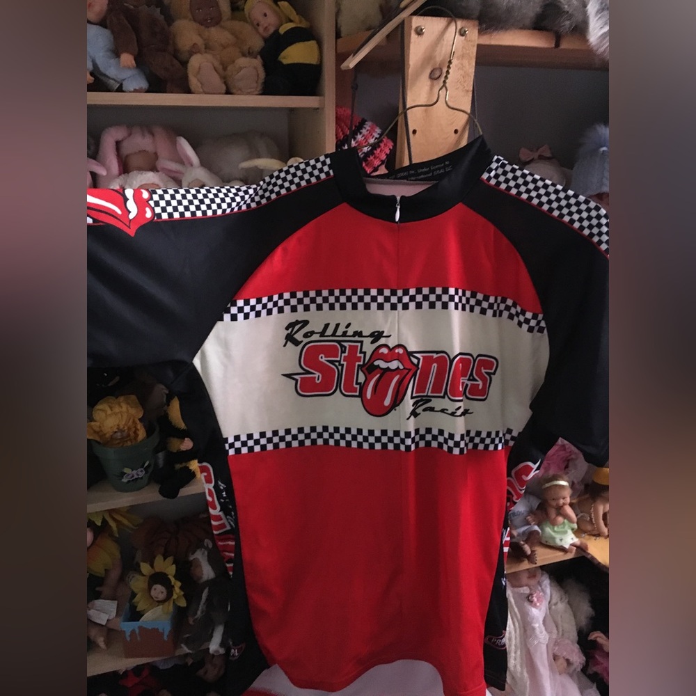 Vintage Rolling Stones cycling shirt XXL
